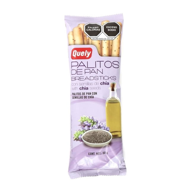 Palitos de pan Quely con semillas de chía 50 g