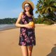 thumbnail image 3 of Fotbe Humming Bird And Tropical Vestido de Verano sin Mangas para Mujer – Vestido Midi Línea A, Estilo Camiseta Floral, Vestido Playero Casual y Fluido, 3 of 7