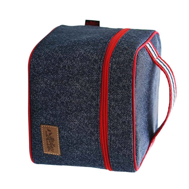 Kearding - Bolsa de aislamiento térmico para niños con aislamiento, enfriador de papel de aluminio, caja de alimentos para trabajo de oficina Almacenamiento y organización del hogar