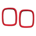 thumbnail image 1 of 2 uds Protector de manga de placa de borde de patines de carretera rectangular fuerte Zulema Protectores de borde de patinaje rojo, 1 of 8