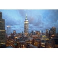 thumbnail image 2 of Bolokofsky, Ronald 32x23 Gold Ornate Wood Framed with Double Matting Museum Art Print Titled - Empire Skyline, 2 of 4