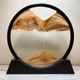 thumbnail image 4 of Mistaha Interactive 3D Sand Art Frame - Rotating Sand Picture Frame for Home and Office Decor - Visual Artwork with Adjustable Flow Speed - Unique Stress Relief Gift - Yellow - 12 Inch, 4 of 6