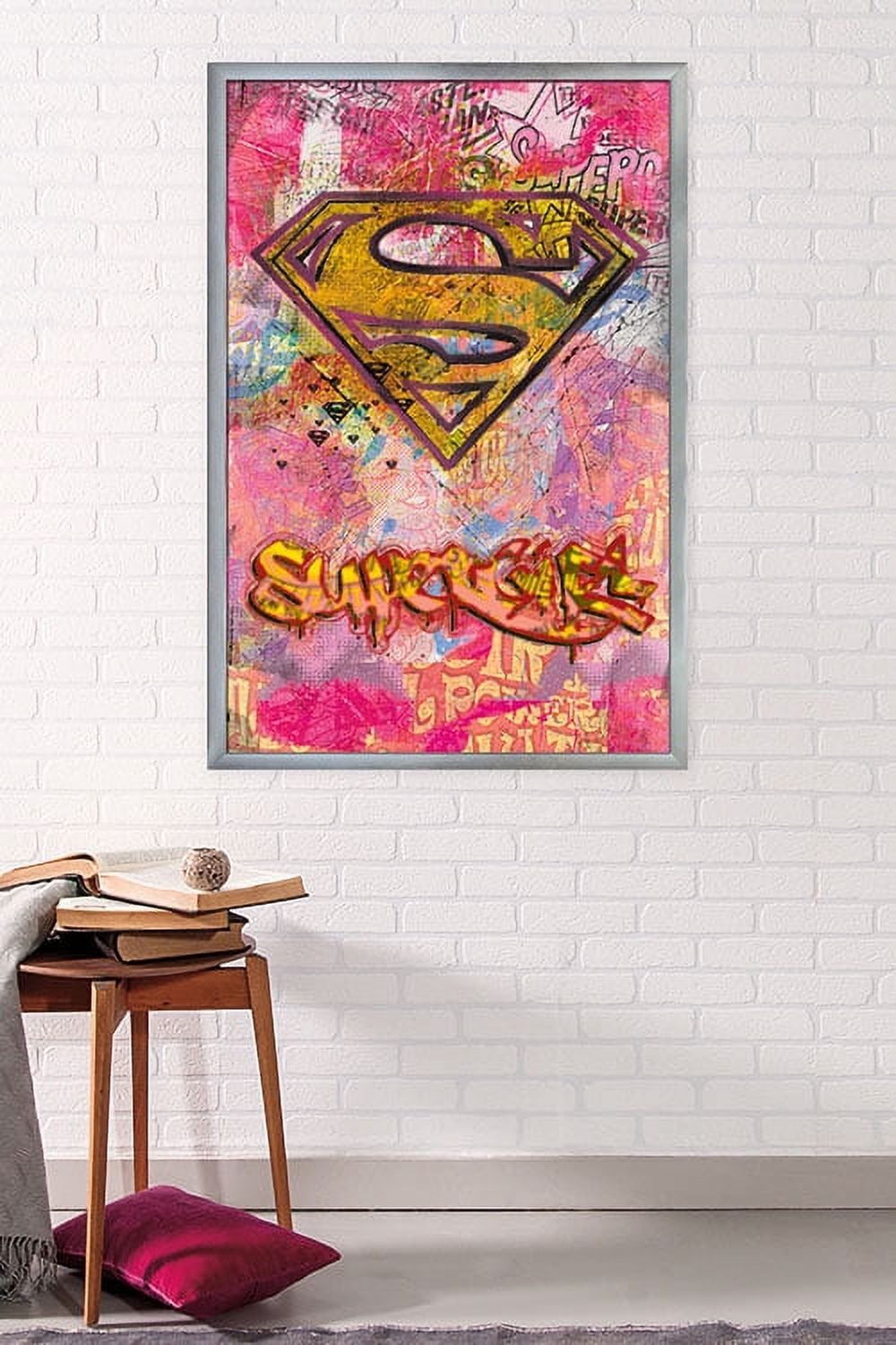 DC Comics - Supergirl Wall Poster, 22.375" x 34", Framed