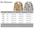 thumbnail image 2 of URMAGIC Toddler Boys Cartoon Trucks Long Sleeve Button Cardigan Sweater Coat(2-7T), 2 of 9