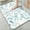 Blue Dragonfly Floral, variant on 1pc Maroon and Gold Snowflake Bathroom Rug Bathroom Decor and Qccessories- Durable,Anti Slip,And Quick Drying,Suitable For Indoor/outdoor Use - Perfect For Bathrooms,Bedrooms,Kitchens