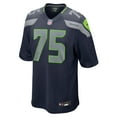 thumbnail image 2 of Men's # Anthony Bradford  College Navy Seattle Seahawks  Game Jersey,L, 2 of 6