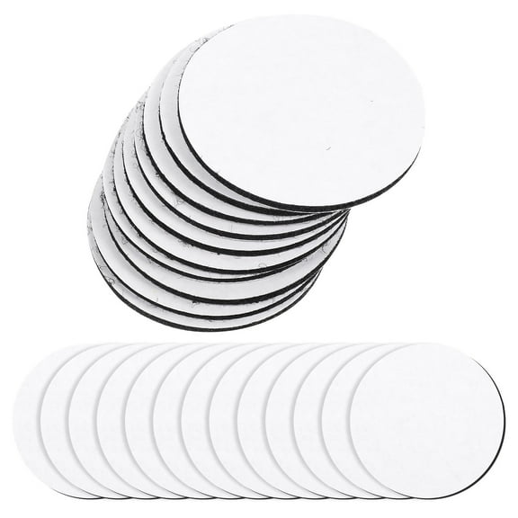 Milisten 30 Pairs Double-Sided Non- Adhesive Carpet Tape Pads Black for Secure Floor and Rug Holding