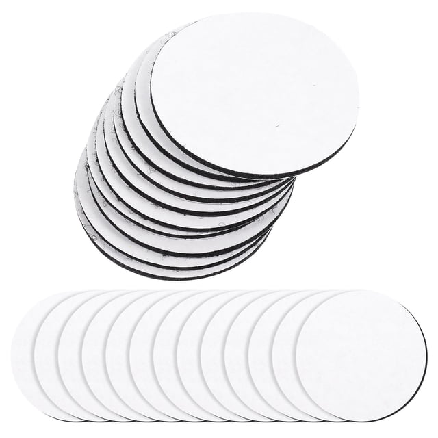 GOOHOCHY 30 Pairs of Gripper for Rugs Sofa Cushion Fasteners Black PVC Double Sided Hook and Loop Design Carpet Holder