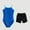Dark Blue, variant on 2 Piece Girls Ballet Leotard Shorts Nude Camisole Seamless Dance Undergarment with Adjustable Straps Gymnastics Leotards 2-14 Years