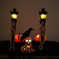 thumbnail image 6 of Halloween Lamp Halloween Street Lights Simulation Halloween Lantern Skull Table Lamp Retro Decor Night Light Funny Night Light Crow Lamp Halloween Floor Lamp, 6 of 11