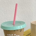 thumbnail image 4 of Cup Plastic Coffee Cup Large Capacity Cute Water Cup With Straw Lid for Summer Cold Drinking, 4 of 5