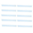 thumbnail image 1 of Sheet Binding Comb, 10Pcs Plastic Spiral Binding Coil  For Paper Light Blue, 1 of 8