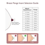 Momcozy Flange Insert 17mm for S9Pro S12Pro Breast Pump, Made by Momcozy, 1Pc