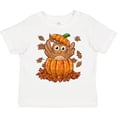 thumbnail image 3 of Inktastic Owl in a Pumpkin- Cute for Halloween and Thanksgiving Boys or Girls Toddler T-Shirt, 3 of 5
