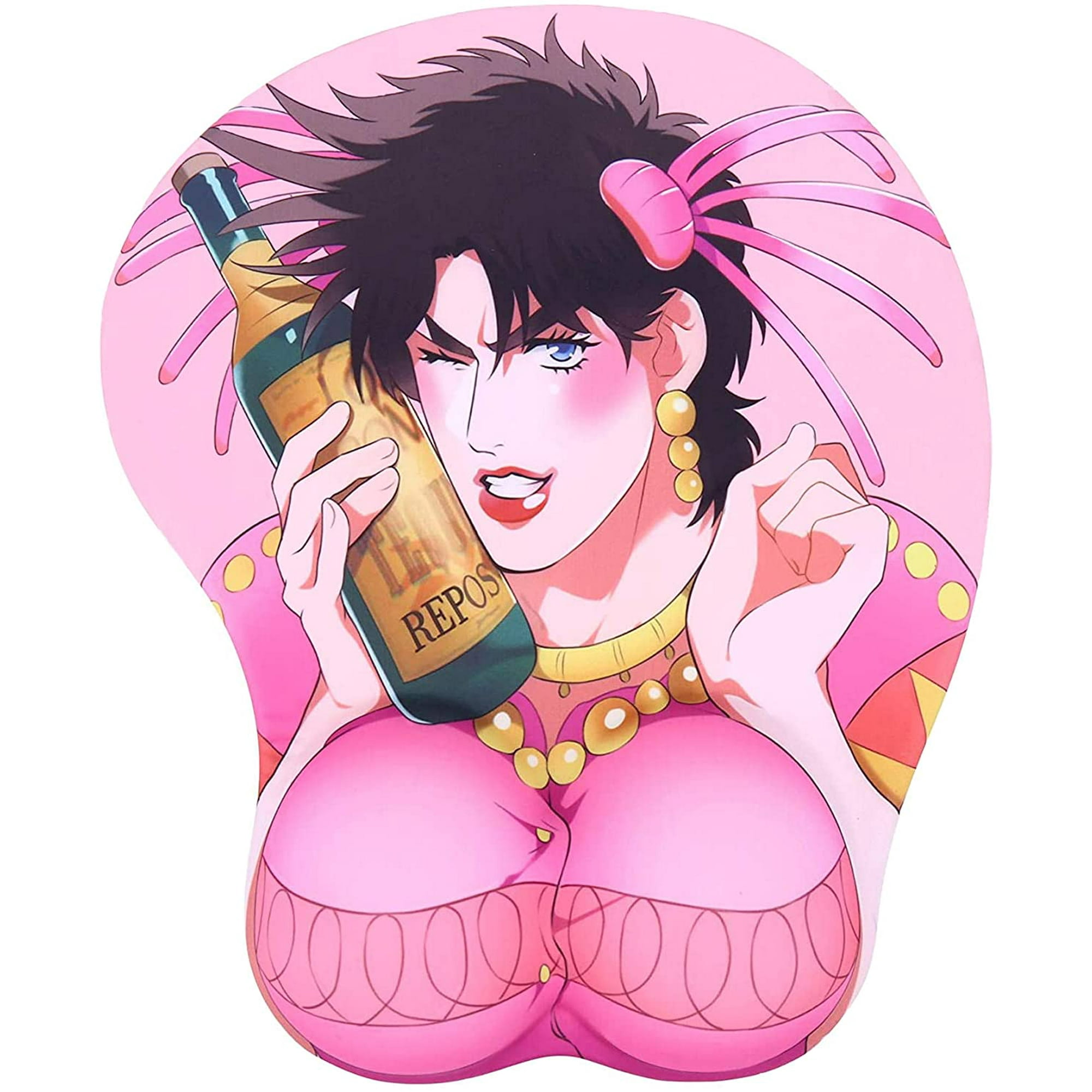 Anime Mouse Pads with Wrist Rest Support Soft Silicone Ergonomic 3D Mouse  Pad Mat Gaming Mousepad for Computer Laptops (JoJo) | Walmart Canada