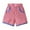Red, variant on Ohufall Cotton Shorts for Toddler Kids Boys Girls Summer Fashion Casual Plaid Elastic Waist Short Pant with Pockets, 1-4 Years