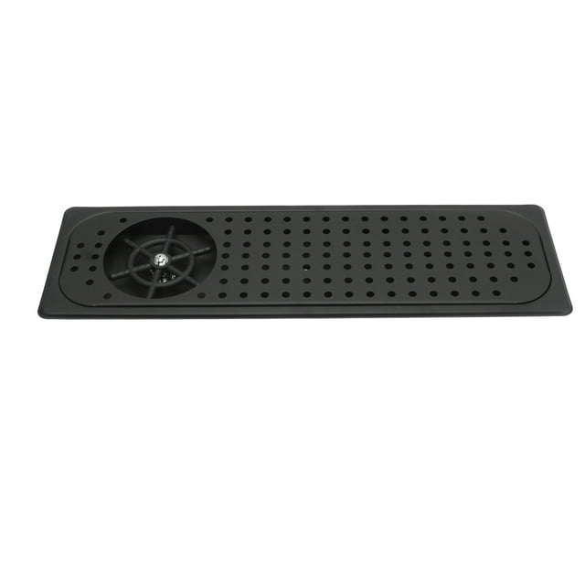 Countertop Glass Rinser, 304 Stainless Steel Glass Rinser Cup Washer Bar Sink with Glass Rinser Tray Hose for Bar Coffee Shop