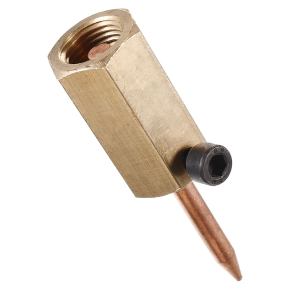 RUNROTOO 1Pcs Electric Welding Hammer Golden Titanium Copper Restoration Tool