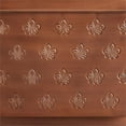thumbnail image 4 of Four Slot Copper Fleur-de-lis Wall Mailbox, 4 of 4