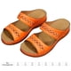 thumbnail image 5 of Sandalias Retro Mujer Sandalias Cómodas Con Tacón Cuña Con Boca Pez Gran Tamaño Europeas Y Americanas (Naranja 39), 5 of 9