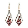 thumbnail image 1 of TIMIFIS Boucles d'Oreilles Poudre de Strass Pierre Il de Chat Blanche Pendentif Géométrique Diamant Boucles d'Oreilles Tempérament Oreilles Rouges Cadeau de la Saint-Valentin, 1 of 1