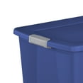 thumbnail image 6 of Sterilite 35 Gallon Latch Tote Plastic, Stadium Blue, 6 of 8