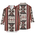 thumbnail image 2 of Hombres Casual Botones Playa Sin posicionamiento Estampado Turndown Camisa de manga corta Blusa Pompotops  oipoqjl50769, 2 of 5