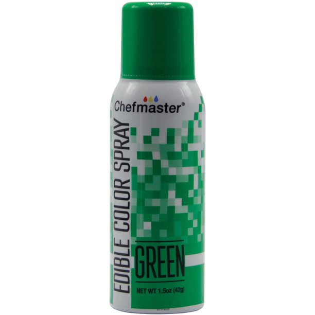 Chefmaster Green Edible Spray Paint 1 5 Ounces Walmart Com Walmart Com