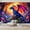 Color 1, variant on Wallpaper Majestic Fire Breathing Dragon Forest Sunlight Peel and Stick Wall Murals 100"H x 144"W Removable PVC Wall Paper Self-Adhesive Wall Paintings Art Decor for Bedroom Living Room