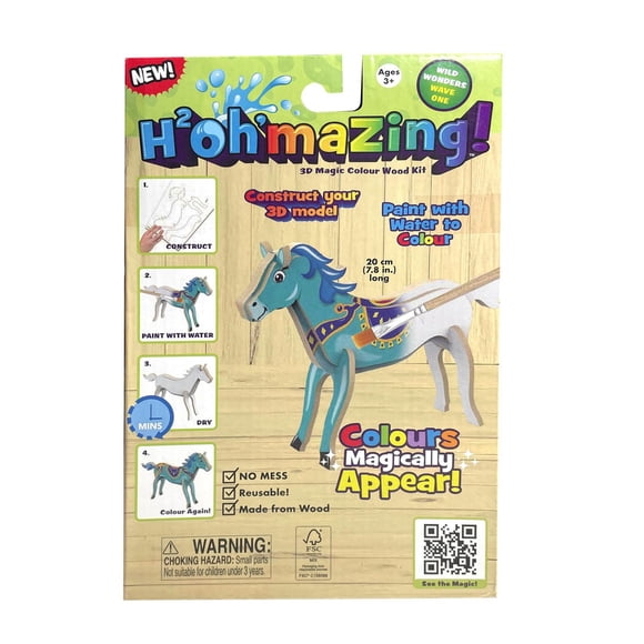 H2Oh’mazing Wild Wonders Colour Fun Set - Horse
