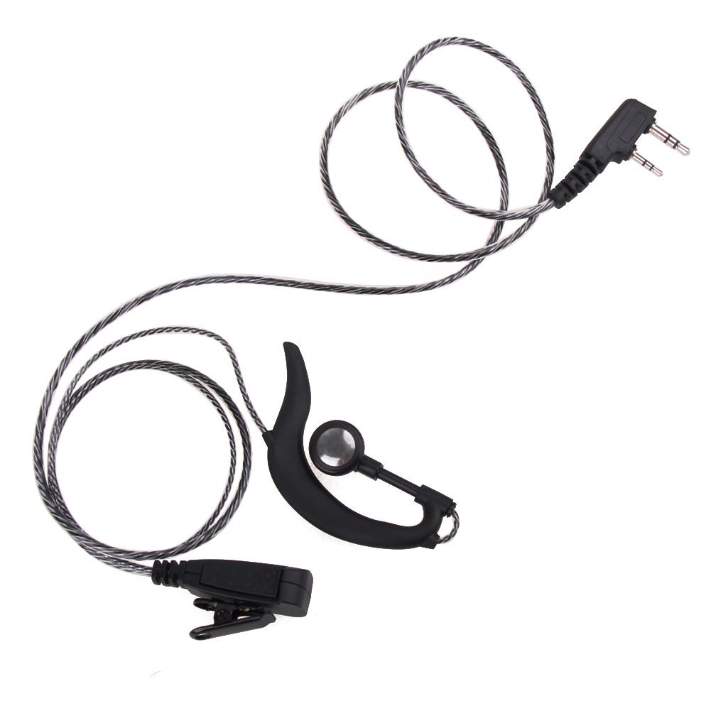 Ericealice Pin K Type Earpiece Headset with PTT MIC for BAOFENG Walkie- talkie