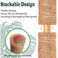 thumbnail image 6 of 2 Pack 17 Inch Moss Pole, Stackable Moss Poles for Climbing Plants Monstera, Tall Plant Sticks Accessories, Large Coir Plant Support Stakes for Potted Plants Indoor, Pothos, Philodendron, 6 of 7