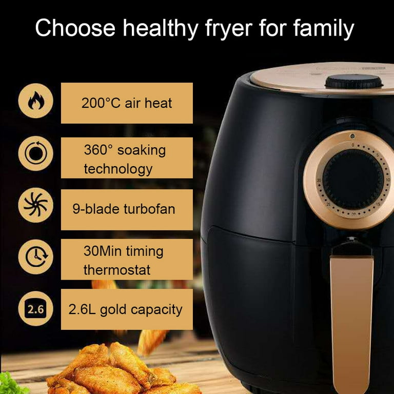 Gotham Steel 2.6L Non-Stick Air Fryer