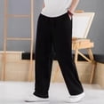 thumbnail image 6 of Men’s Linen Casual Pants Summer Thin Wide Leg Straight Barrel Loose Fit Trousers, 6 of 6