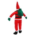 thumbnail image 5 of Precios de Liquidación, Decoración de pared de terciopelo con forma de Papá Noel para escalar, decoración colgante navideña, regalo original para colgar en la pared o en la ventana Akmoler, 5 of 5