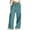 Mint Green, variant on ManxiVoo Women's Casual Drawstring Waist Wide Leg Pants with Pockets Comfortable Soft Lounge Athletic Trousers L Size Blackish Green