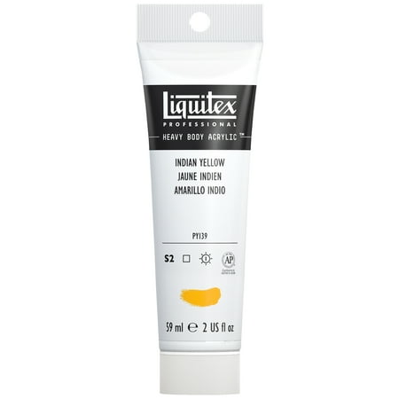 UPC: 0094376943443 | Liquitex Professional Heavy Body Acrylic Color  2 oz. Tube  Indian Yellow
