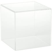 Plymor Clear Acrylic Display Case with No Base, 6" x 6" x 6"