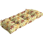 Better Homes and Gardens Citrus Blossoms Wicker Settee Cushion
