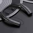 thumbnail image 4 of Haut-parleur Tour de Cou avec Micro, Appel Mains Libres, Compatible Bluetooth (Noir), 4 of 9