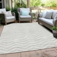thumbnail image 6 of Addison Rugs Chantille Indoor/Outdoor Transitional Chevron Ivory Washable Rectangle Rug, 10' x 14', 6 of 6