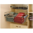 thumbnail image 5 of Rev-A-Shelf Cb-181411-1 Classic Closet 18"W X 14"D X 11"H Slide Out Wire Frame Closet, 5 of 7