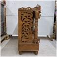 thumbnail image 4 of Wooden Temple, Large Home Temple, Teak Wood Temple, Home Mandir, Pooja Ghar, Handmade Mandir, Indian Handicraft for Puja, Home Decor for Hindu, Mandapam for Worship, Pooja Temple - AtoZ India Cart, 4 of 6