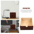 thumbnail image 2 of SHISUYAN 1pc Desktop Storage Box Vintage Drawer Box Wooden Storage Organizer (Four-layer), 2 of 8