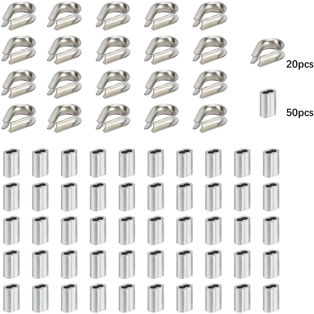 Jewelry Findings with Tiger Tail Wire Aluminum Slide Charms/Slider Beads and 304 Stainless Steel Wire Guardian and Protectors DIY