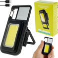 thumbnail image 1 of Small Flashlight 1000Lumens Keychain Flashlights USB Rechargeable Mini LED COB Flashlight with 3 Modes Portable Pocket Light with Folding Bracket Bottle Opener for Camping Walking, 1 of 9