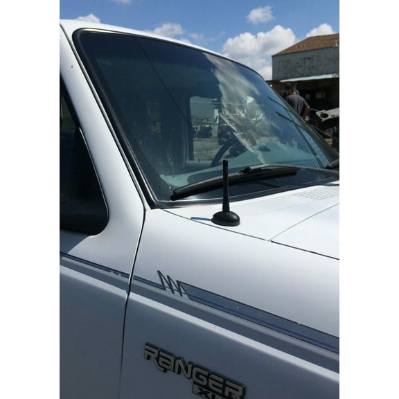 4" inch Short Aluminum Black Antenna Mast Radio AM/FM for FORD RANGER 1983-2011 New