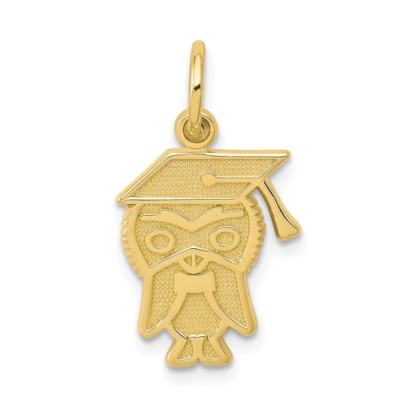 10k GRADUATION CHARM in 10k Yellow Gold