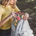 thumbnail image 5 of FORMRS 13-13.3 inch Laptop Sleeve Case Soft Carrying Quilted Computer Bag Cover, Large Colorful Flowers, 5 of 7