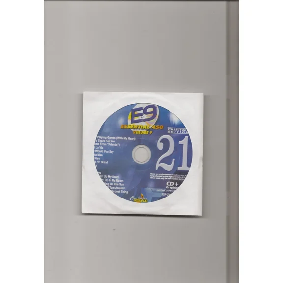 Karaoke Chartbuster Cd G Essential 450 Vol. E-9 Disc 21